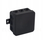 Puszka hermetyczna  Natynkowa IP54 75x75x39mm czarna