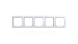 IMPRESJA Ramka pięciokrotna biała R-5Y/00