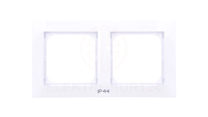 IMPRESJA Ramka podwójna do łączników IP44 biała RH-2Y/00