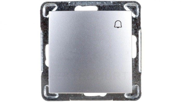 IMPRESJA Przycisk /dzwonek/ srebrny ŁP-6Y/m/18