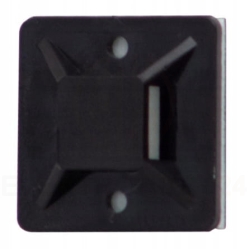 Element mocujący opaski  25x25mm czarny 50szt