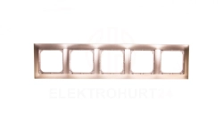 IMPRESJA Ramka pięciokrotna złoty metalik R-5Y/28