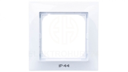 IMPRESJA Ramka pojedyncza do łączników IP44 biała RH-1Y/00