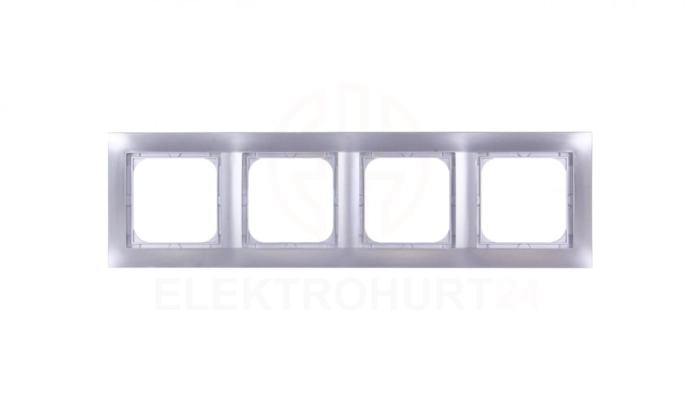 IMPRESJA Ramka poczwórna srebrna R-4Y/18