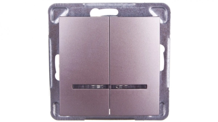 IMPRESJA Łącznik świecznikowy z podświetleniem tytan ŁP-2YS/m/23