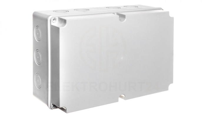 Puszka n/t hermetyczna pusta z osłabieniami 348x228x142 IP65 szary PH-5A.2 28.52