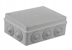 Puszka n/t instalacyjna 10 dławików 19x14x7cm IP65