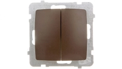 KARO Łącznik świecznikowy czekoladowy metalik ŁP-2S/m/40