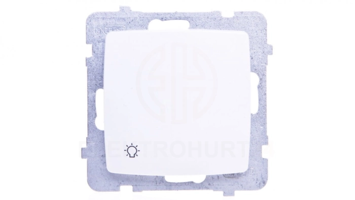 KARO Przycisk /światło/ biały ŁP-5S/m/00
