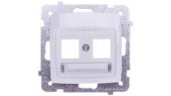 KARO Obudowa gniazda komputerowego podwójnego biały GPK-2S/p/00