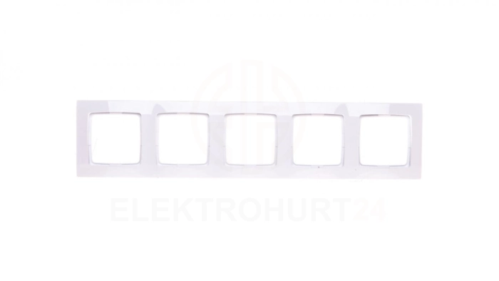 KARO Ramka pięciokrotna biała R-5S/00