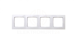 KARO Ramka poczwórna biała R-4S/00