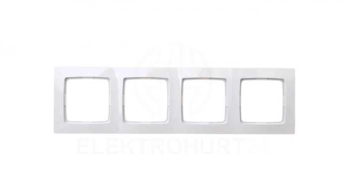KARO Ramka poczwórna biała R-4S/00