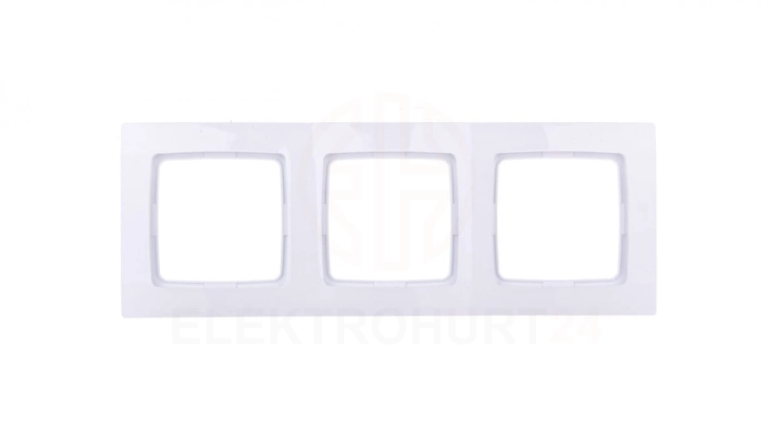KARO Ramka potrójna biała R-3S/00