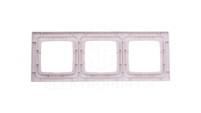 KARO Ramka potrójna ecru perłowy R-3S/42