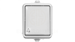 HYDRO Przycisk hermetyczny /dzwonek/ IP44 biały 120404