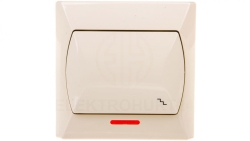 AKCENT Łącznik schodowy z podświetleniem beżowy ŁP-3AS/01