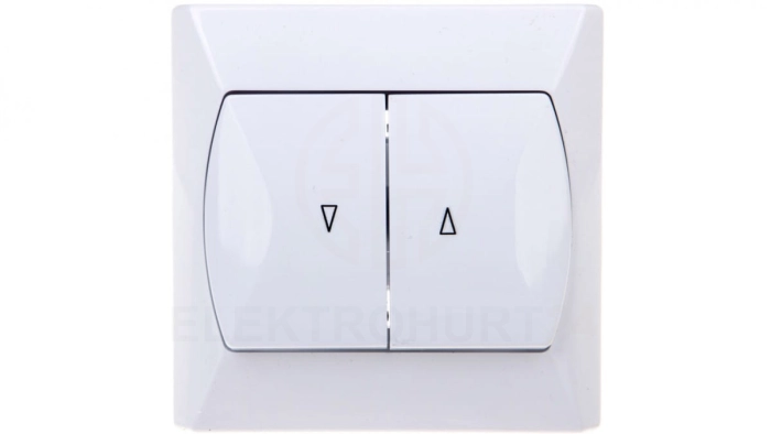 AKCENT Łącznik żaluzjowy biały ŁP-7A/00