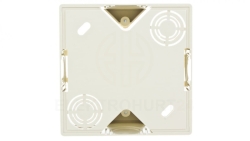 AKCENT Puszka natynkowa pojedyncza beżowa PNP-AG/01