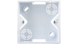 AKCENT Puszka natynkowa pojedyncza biała PNP-AG/00