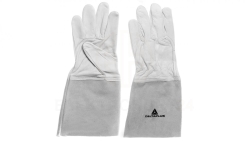 Rękawice spawalnicze ze skóry licowej koziej, Mankiet 15 Cm rozmiar 9 TIG15K09