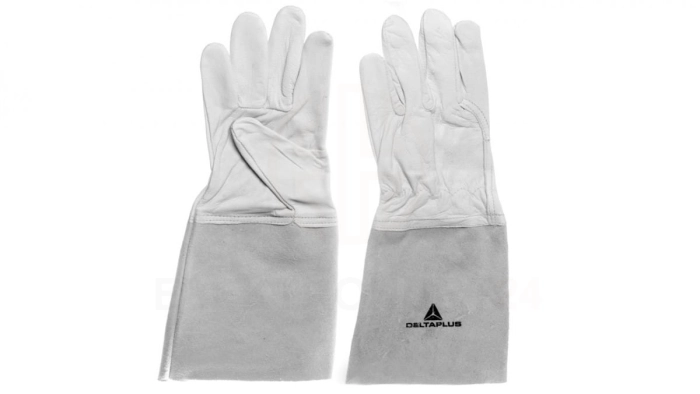 Rękawice spawalnicze ze skóry licowej koziej, Mankiet 15 Cm rozmiar 9 TIG15K09