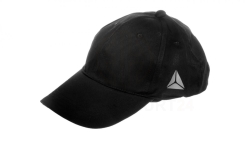 Czapka z daszkiem z poliestru (65) i bawełny (35), 245G, pasuje do serii Mach czarno-szara VERONNO