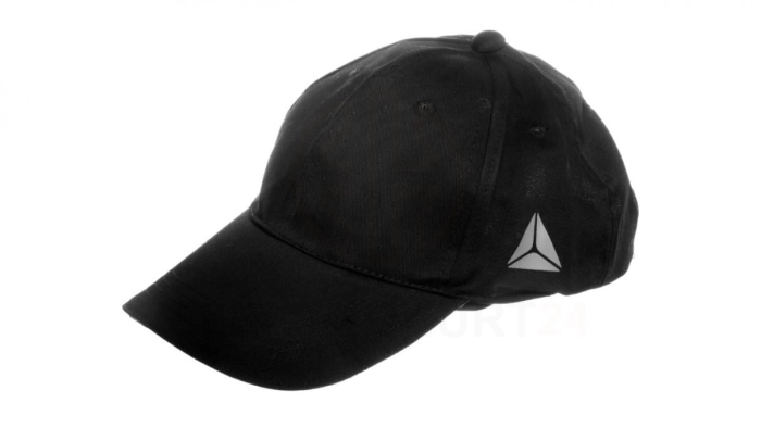 Czapka z daszkiem z poliestru (65) i bawełny (35), 245G, pasuje do serii Mach czarno-szara VERONNO