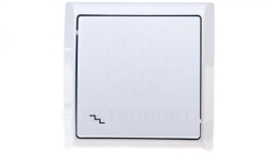 BIS Łącznik natynkowy schodowy biały ŁN-3B/00