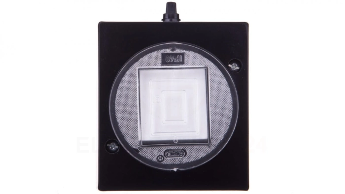 LAMBDA Łącznik hermetyczny pojedynczy IP44 czarny ŁNH-1LC/25