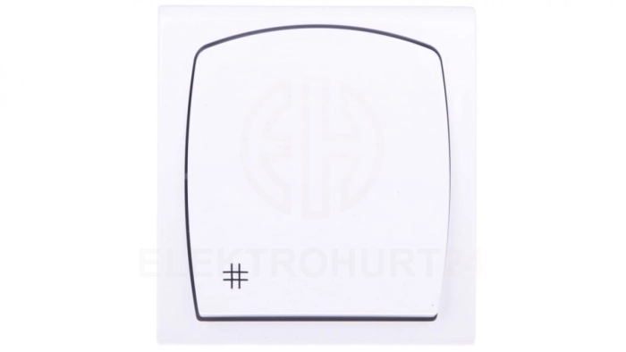 MADERA Łącznik hermetyczny krzyżowy IP44 biały ŁNH-4N/00