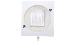 LAMBDA Przycisk hermetyczny /dzwonek/ IP44 biały ŁNH-6L/00