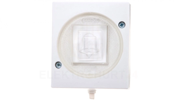 LAMBDA Przycisk hermetyczny /dzwonek/ IP44 biały ŁNH-6L/00