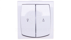 MADERA Łącznik hermetyczny żaluzjowy IP44 biały ŁNH-7N/00