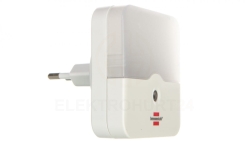 Lampka nocna LED OL 02E 0,85W z czujnikiem zmierzchowym 1173220