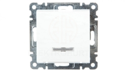 Lumina Łącznik zwierny z podświetleniem 10AX 230V biały WL0410
