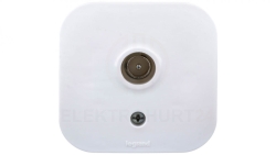 FORIX Gniazdo antenowe TV końcowe białe 782415