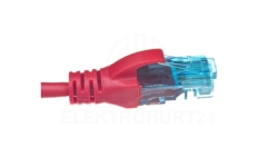 Kabel krosowy (Patch Cord) U/UTP kat.5e czerwony 3m DK-1512-030/R