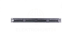 Patch Panel 19 cali 24 Port cat 5e UTP 19-0011