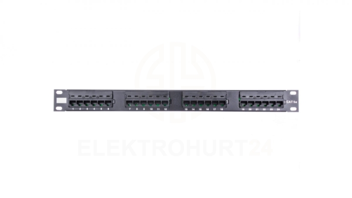 Patch Panel 19 cali 24 Port cat 5e UTP 19-0011