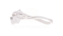 Przedłużacz 1-gniazdo z/u 1,5m /H05VV-F 3x1/ biały P0111