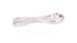 Przedłużacz 1-gniazdo z/u 10m /H05VV-F 3x1/ biały P0110