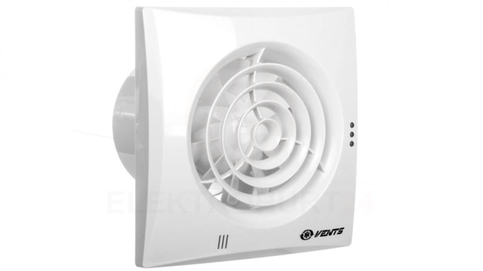 Wentylator osiowy fi 100 230V 7,5W 97m3/h 25dB standard biały 100QUIET