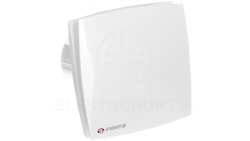 Wentylator łazienkowy fi 125 230V 16W 167m3/h 34dB z timerem biały 125LDT