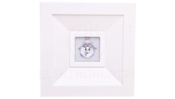 Oprawa awaryjna LED 1W 3h LOVATO N ECO LED 1W (opt. otwarta) jednozadaniowa biała LVNO/1W/E/3/SE/X/WH