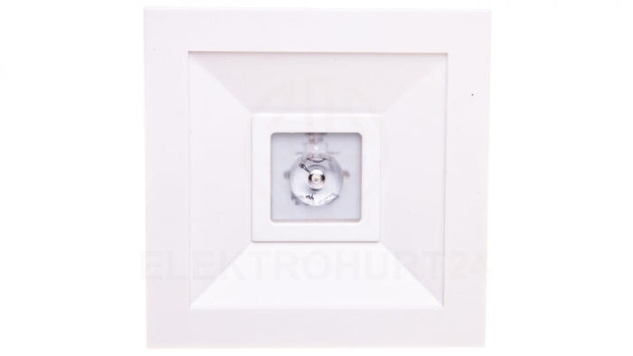Oprawa awaryjna LED 1W 3h LOVATO N ECO LED 1W (opt. otwarta) jednozadaniowa biała LVNO/1W/E/3/SE/X/WH