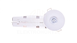 Oprawa awaryjna LED 1W 3h AXEP ECO IP20/20 1W (opt. otwarta) jednozadaniowa biała AXPO/1W/E/3/SE/X/WH