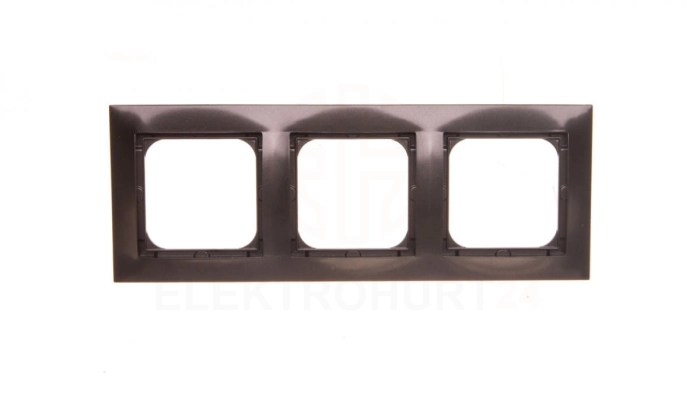 IMPRESJA Ramka potrójna antracyt R-3Y/50