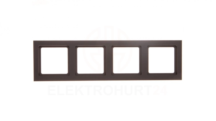 Berker Q.3 Ramka poczwórna uniwersalna antracyt/ aksamit 10146096