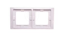 Simon Basic Neos Ramka podwójna IP44 z kompletem uszczelek biała BMRC2B/11